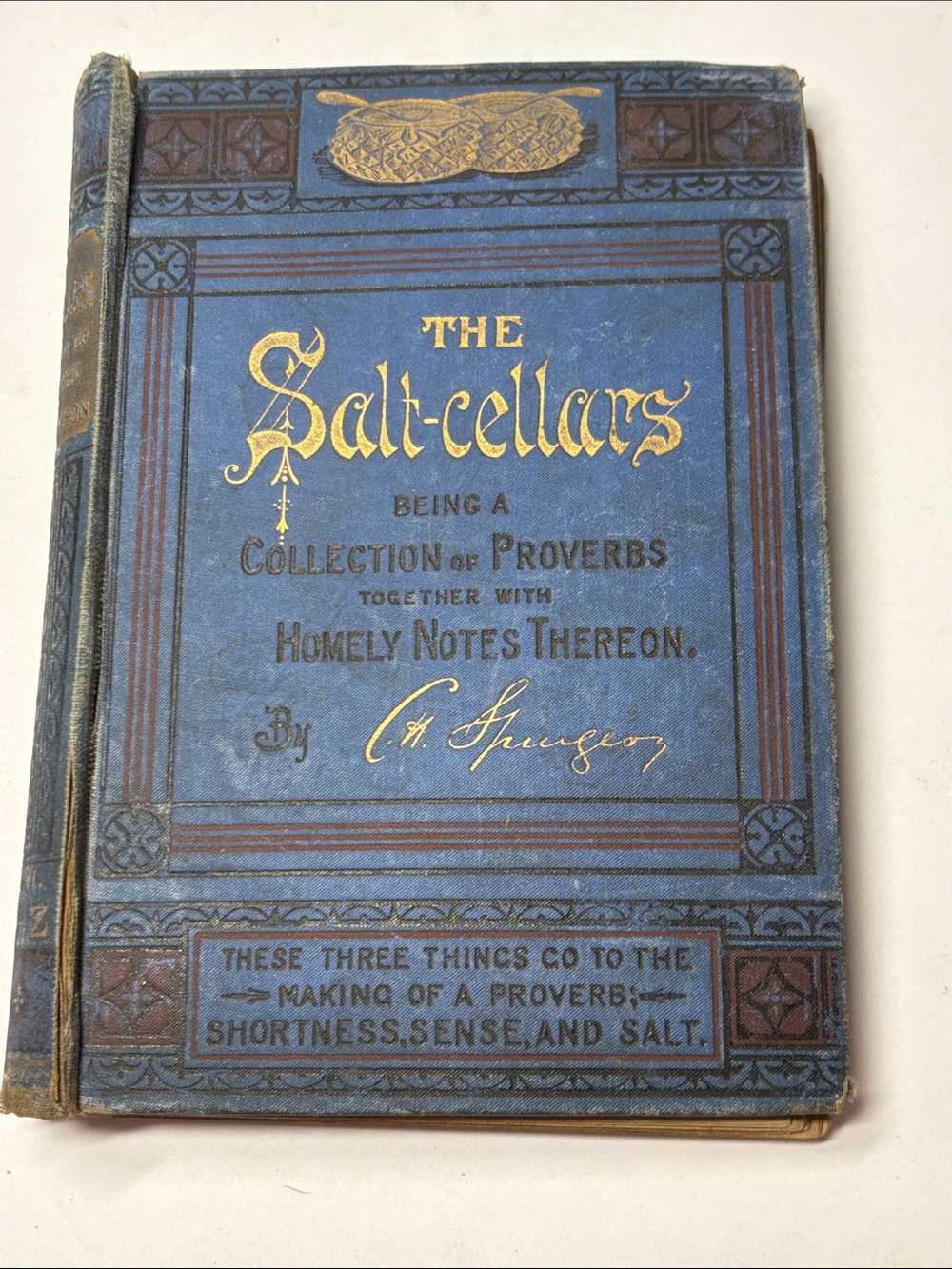 Vintage 1900s Book The Salt-cellars KI10